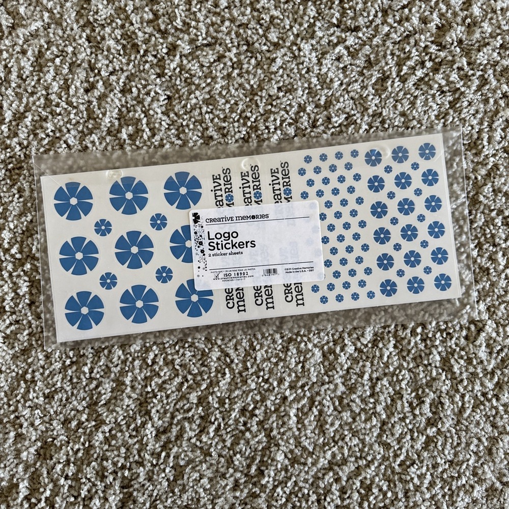 Creative Memories Logo Stickers Two Sticker‎ Sheets